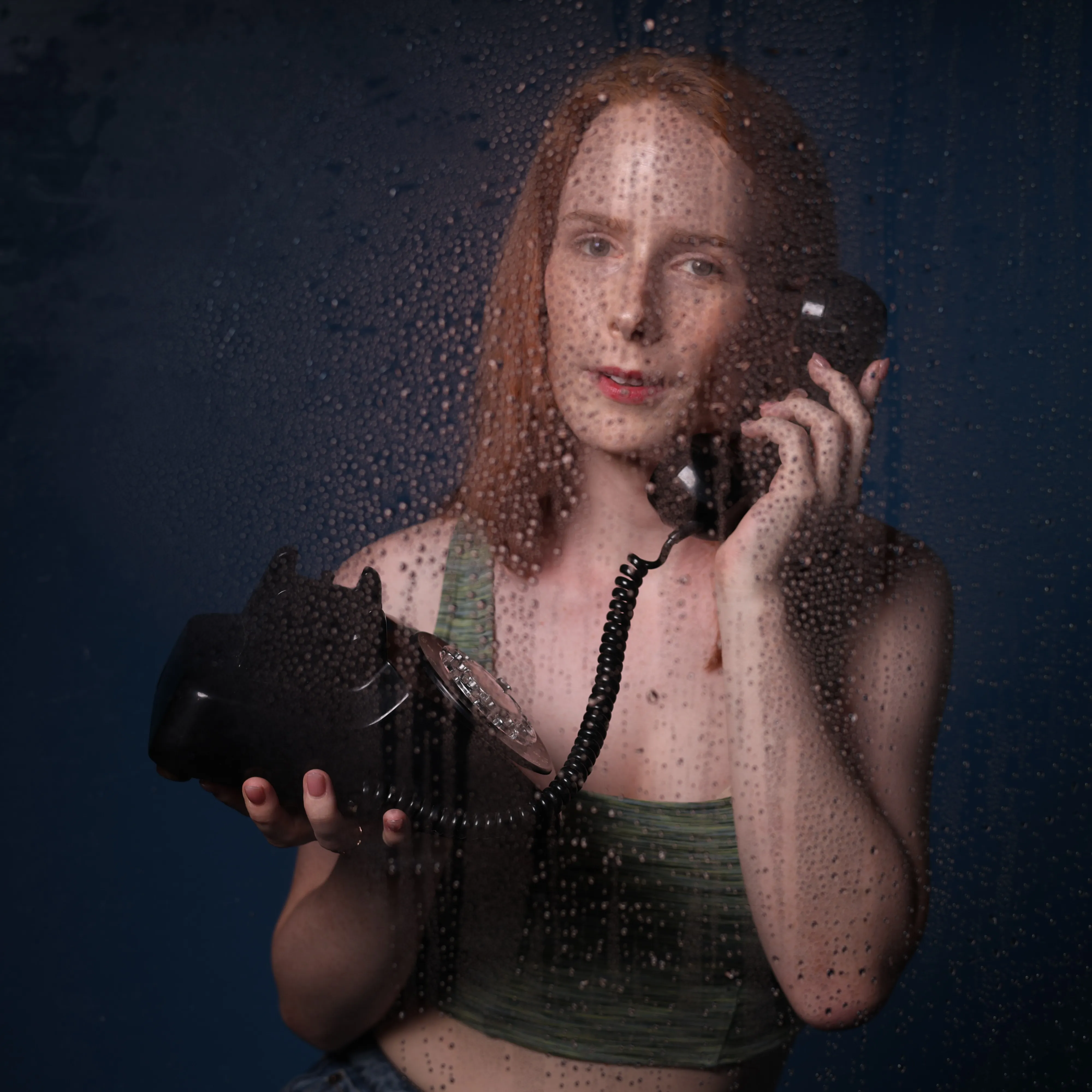 Editorial modelling portfolio image from the Noir Studio demo shoot