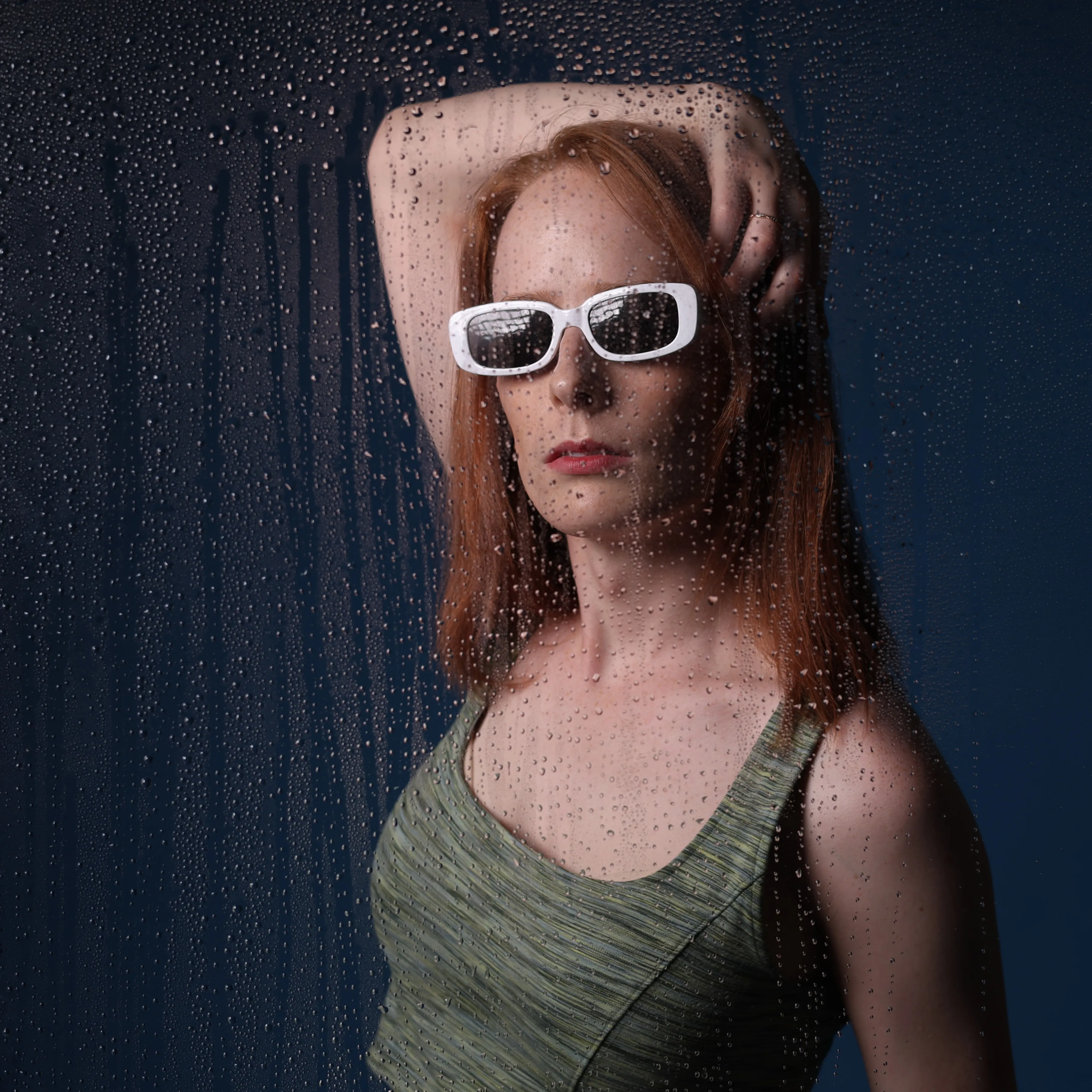 Editorial modelling portfolio image from the Noir Studio demo shoot
